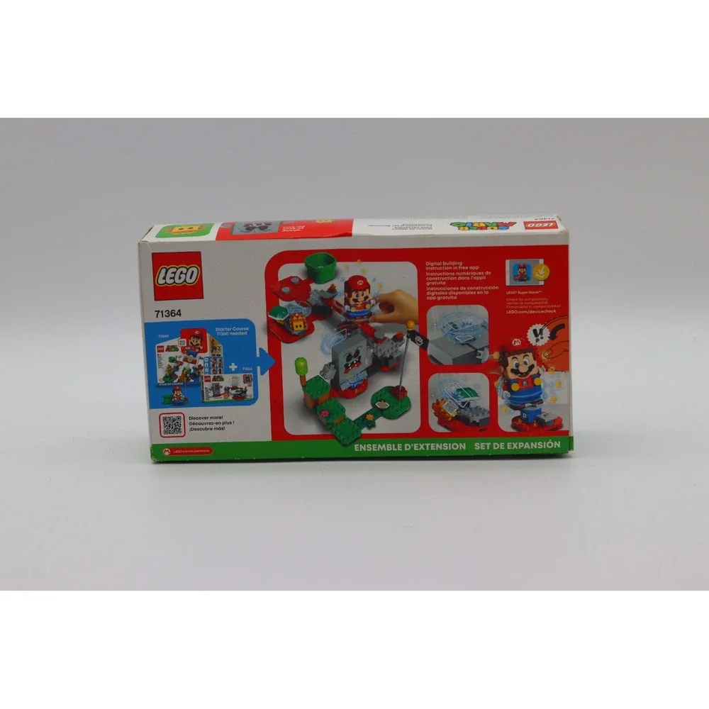 LEGO Super Mario Whomp's Lava Trouble Expansion Set 71364 133 Pcs New Sealed Box